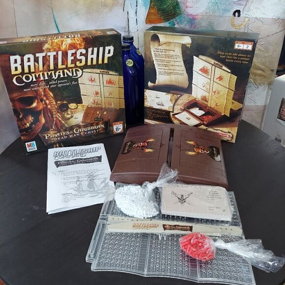 Battleship Command Board Game Pirates of the Caribbean Dead Man's Chest MB compl - Picture 2 of 8